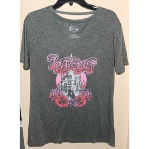 Disney Beauty and the Beast women's top sz L